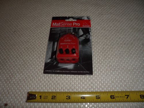 Nuheat MatSense Pro electrical fault indicator