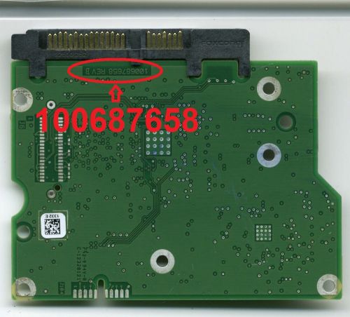 ST3000DM001 1CH166-572 CC46 3TB 100687658 3.5&#039;&#039; SATA Seagate circuit board +FW