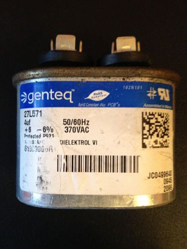 Capacitor 4uF 370VAC 50/60Hz - Genteq