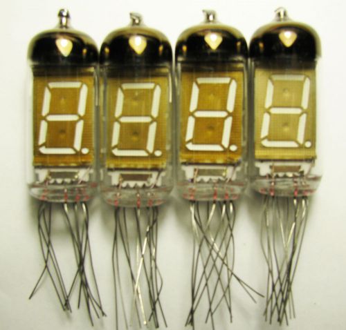 4 pcs ussr new fvd iv- 11 multisegment tubes symbol nixie tubes nos for sale