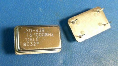 2-PCS FREQUENCY DALE XO43B 16.000 MHZ 43B16000 XO43B16000MHZ