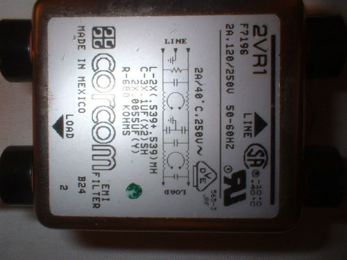 emi filter corcom 2VR1