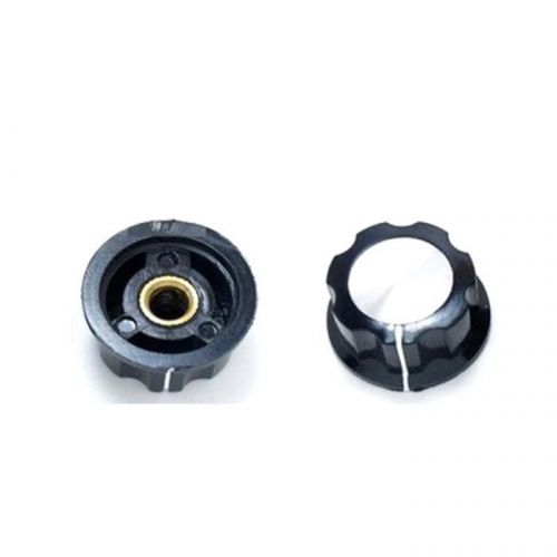 1pc adjustable 6mm dia. knurled shaft potentiometer volume control rotary knob for sale