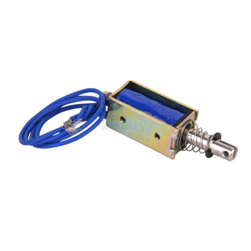 Dc 12v pull type open frame actuator solenoid electromagnet magnet force 0.4n for sale