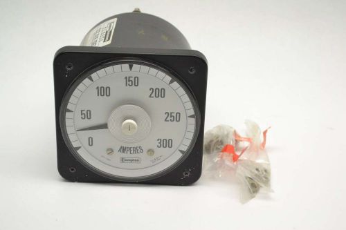 NEW CROMPTON 077-05VA-XSXS PANEL AMMETER 2.5V-DC 0-300A AMPERES METER B397324