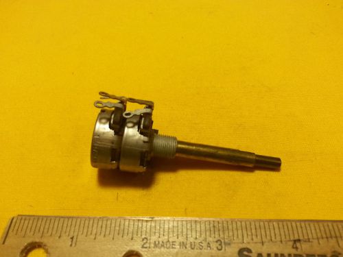 CTS Dual 2 Gang Potentiometer 500K/500K Linear 1.625 inch long Shaft