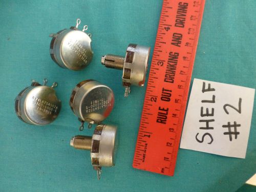 Lot of 5 Clarostat 53C2-5000-S  OHM Potentiometer RV4LAYSA502A 19-8801