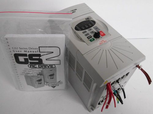 Automation direct gs2-47p5 ac drive 7.5hp 460v 3ph for sale