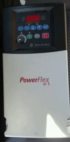 Allen Bradley 22B-D012N104 /A  PowerFlex 40 AC Drive 5.5 kw 7.5HP 14.2A