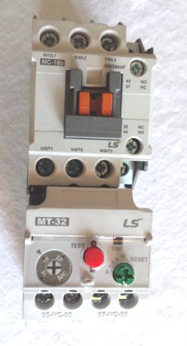 Contactor LS MC-18b 18Amps and Overload Relay LS MT-32/3K