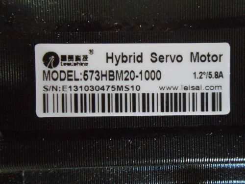 Leadshine 3-phase hybrid servo motor 573s20-ec-1000(replaced by 573hbm20-1000) for sale