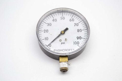 ASHCROFT 355-06 0-100PSI 3-1/2 IN 1/4 IN NPT PRESSURE GAUGE B438530