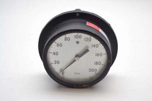 ASHCROFT Q-8451 0-200PSI 4-3/4 IN DIAL 1/4 IN NPT PRESSURE GAUGE B396004