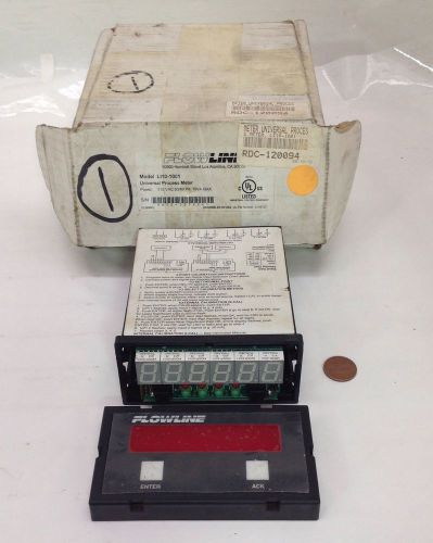 FLOWLINE 50/60HZ 115VAC 10VA UNIVERSAL PROCESS METER LI10-1001