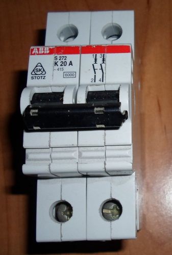 ABB S272-K20A Circuit Breaker (New no Box)