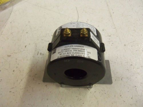 CUTLER HAMMER 61RBT-151 CURRENT TRANSFORMER *USED*