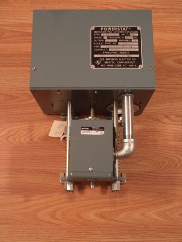 SUPERIOR ELECTRIC POWERSTAT TRANSFORMER 116b-1254 MOTOR-DRIVEN AUTOTRANSFORMER