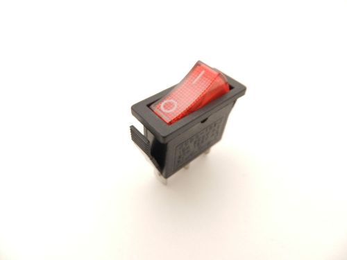 PACK OF 4 NEW YC-26RI-R ROCK-2SRI-R ROCKER SWITCH RED ILLUMINATE 1P 20AMP