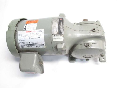 US MOTORS E177A E434/Y03X334R299F UNIMOUNT 0.33HP GEAR 26:1 68RPM MOTOR D438594