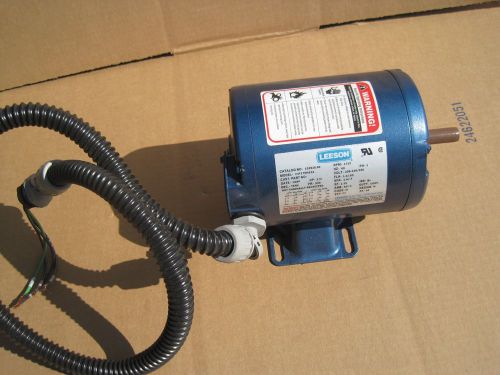 LEESON C4T17NH13A AC Motor 1/3 hp 1725 RPM 208-230/460 Vac 60 Hz