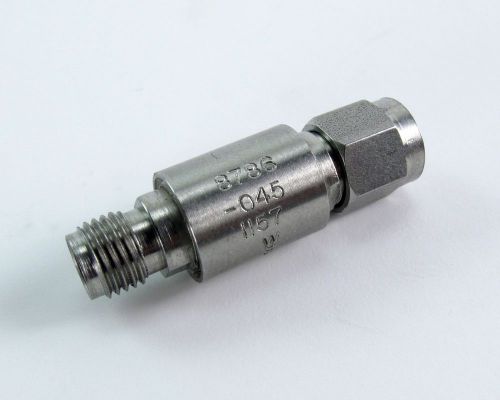 Weinschel / Aeroflex 8786-045 SMA (f) to (m) Attenuator DC-18 GHz, 4.5 dB