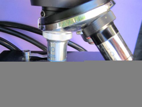 MICROSCOPE SWIFT COLLEGIATE 400 POWER UP FINE OBJECTIVES 10, 40, 100X OPTICS