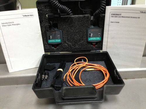 Wavetek lantek fs-850 &amp; fm fibre tester cat 5 for sale