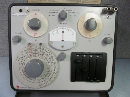 GENERAL RADIO 1656 IMPEDANCE BRIDGE