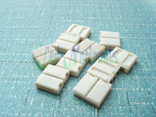 40pcs connectors for led strip light lamp pcb 5050 rgb 10mm width no welding for sale