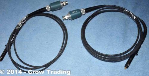 Lot of 2 tektronix p6008 10x scope probe to 100 mhz 9pf for sale