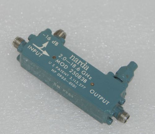 HP/Agilent 0955-0101/Narda 25083B 2.0-18.6GHz Directional Coupler