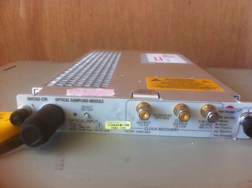 TEKTRONIX 80C02/CR SAMPLING MODULE, 30 GHZ, WITH CLOCK RECOVERY