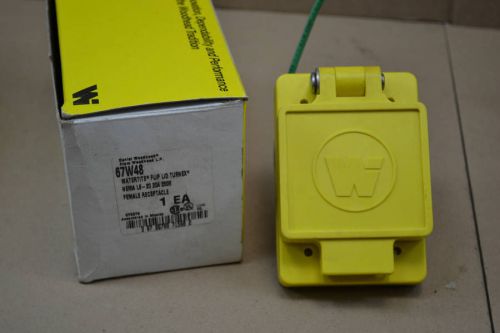 New Woodhead 67W48 Watertite Female Receptacle 20A Water tight