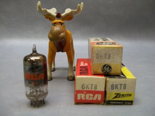 6KT8 Vacuum Tubes  Lot of 3  GE / RCA / Zenith