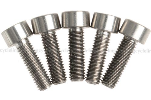 ROCKBROS Titanium Ti Bolt Screw M5 x 16mm Allen Head 5pcs