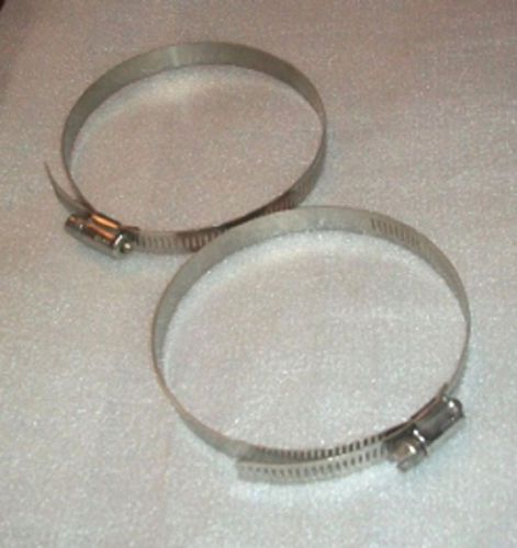 2 ideal hose clamps, stainless steel, 2 3/4&#034; to 4&#034;, mn 30055, new for sale