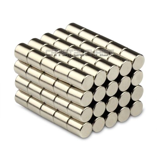 100pcs super strong round cylinder magnet 5 x 6mm disc rare earth neodymium n50 for sale