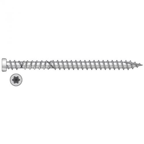 Dexxter #10 X 2-1/2&#034; Composite-Deck Screws Stainless Steel - 1750/pack S10250DXB