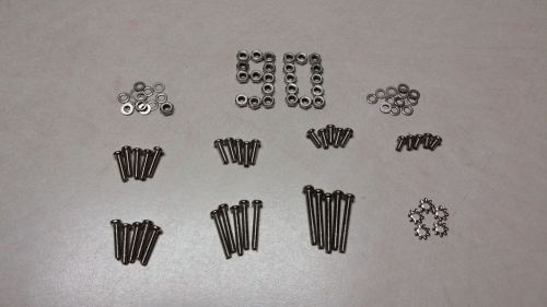 USA shipping - 90 pc M2.5 Screw, Nut, Washer Set M2.5x4,x6,x8,x10,x12,x16,x20mm