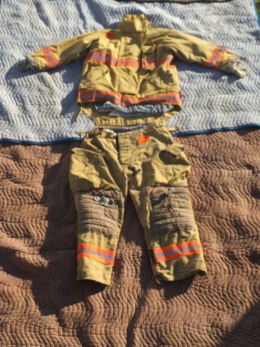 Morning Pride Bunker Gear Firefighting Turnout*44 jacket *38x29 Pants  #1