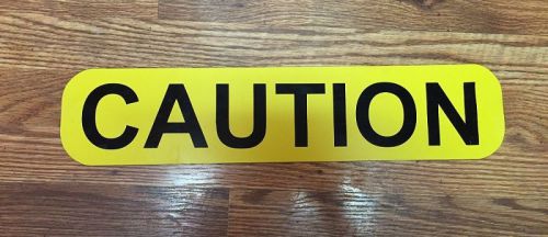 4 x 20 Magnetic Sign - CAUTION - Pilot Car/Escort Vehicle/Oversize Load