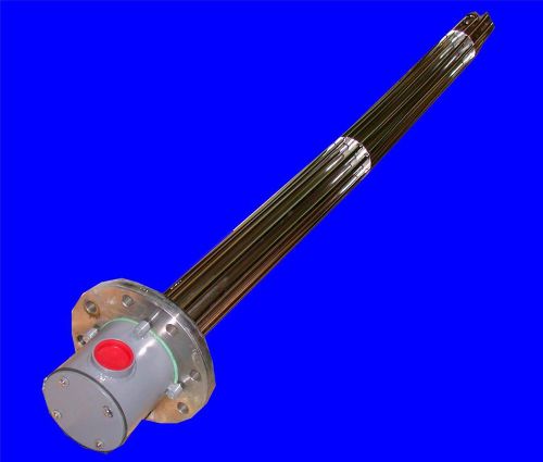 NEW WARREN 9&#034; FLANGE 72 KW IMMERSION HEATER XUF-72-480-60-IL-LT-Y 480 VOLTS