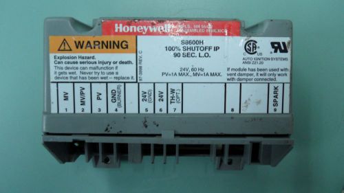 Honeywell Pilot Module Furnace Ignition Control S8600H S8600h1006