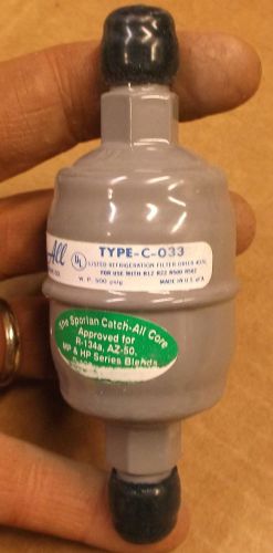 Sporlan Catch All Filter Drier C-033  3/8&#034; Flare