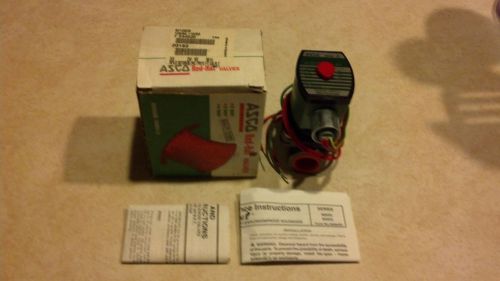 Asco Red-Hat II 3/4&#034; SS Solenoid 8210G38 NO 120V 2W NIB