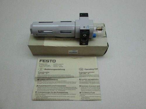 NEW FESTO LOE-1/4-D-MINI NPT 230PSI 1/4IN NPT PNEUMATIC LUBRICATOR D382522