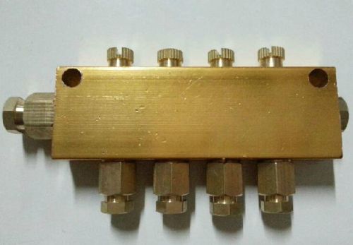 4 ways pneumatic tool throttling  nice new oil distributor valve manifold block for sale