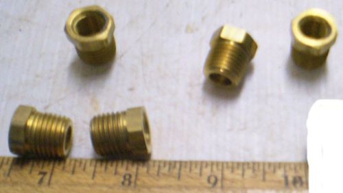 Lot of 5 - Threaded Brass Pipe Bushings