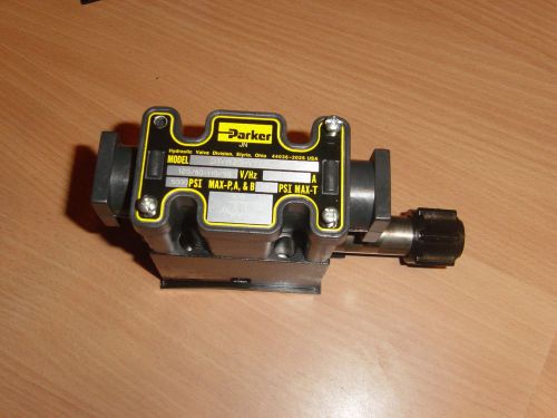 PARKER D1VW20HVYCF 75 HYDRAULIC SOLENOID VALVE NNB 5000PSI