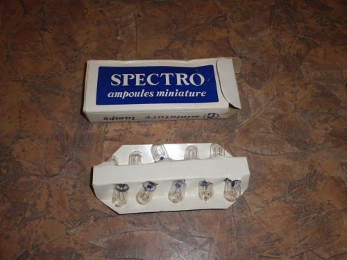 SPECTRO #44 MINIATURE LAMPS 10 PCS. NEW